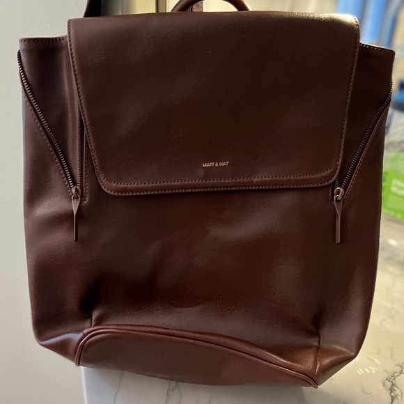 Matt & Nat Handbags - Matt & Nat leather backpack